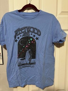 Fleetwood Mac Men's Short Sleeve Graphic Tee - Light Blue